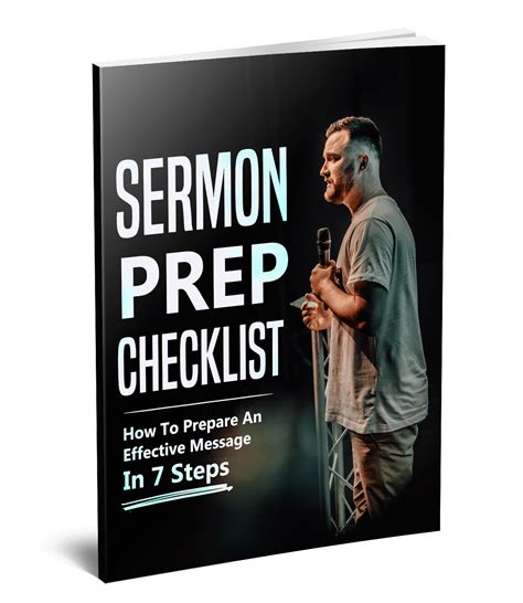 Printable Sermon Preparation Worksheet